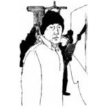 挿絵原画 - 西川美和「ハコウマに乗って」 第30回「てんしのうた」-『文藝春秋』2023年8月号